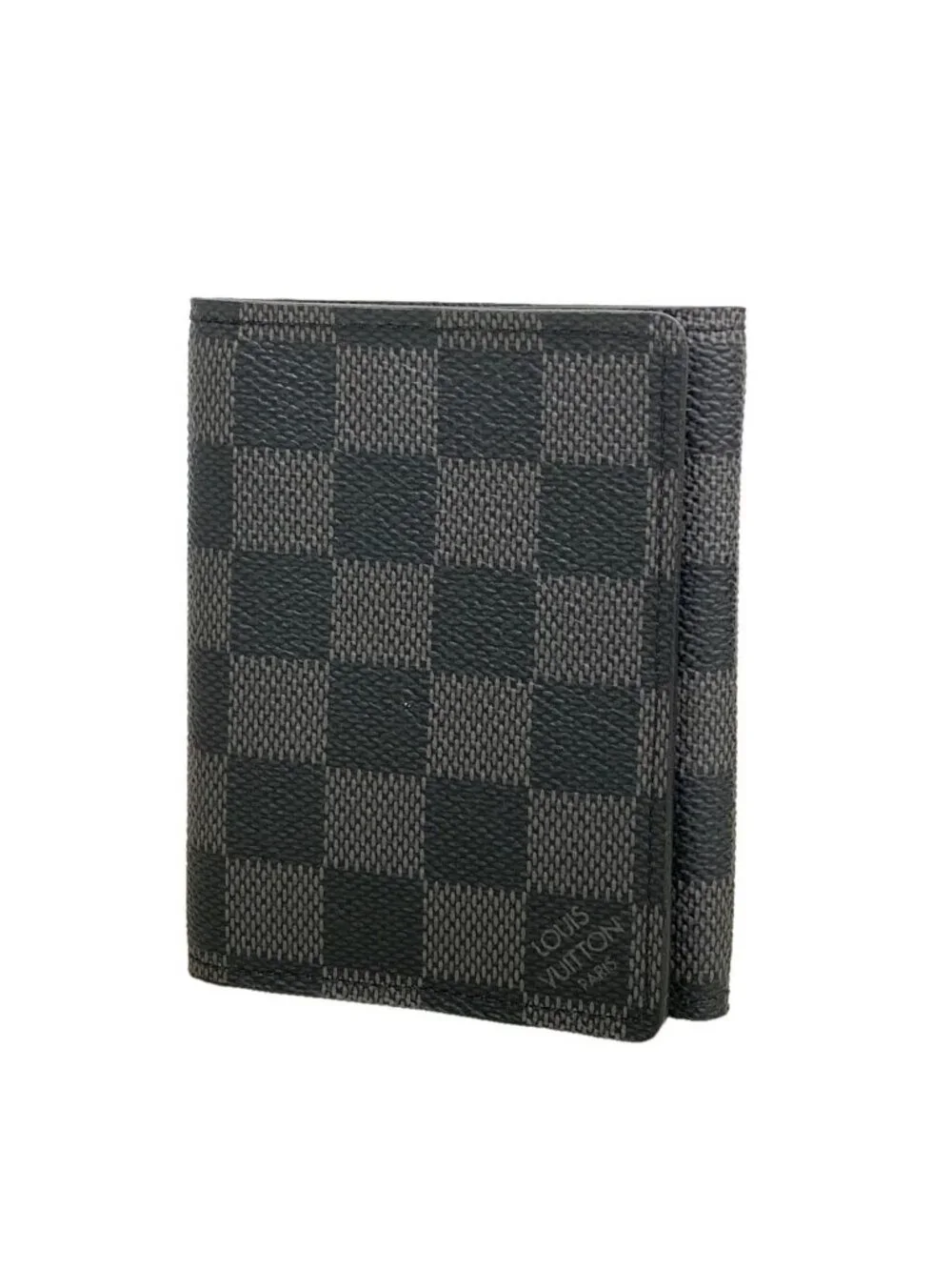 Louis Vuitton Billfold Damier Graphite Trifold Black Gray Wallet